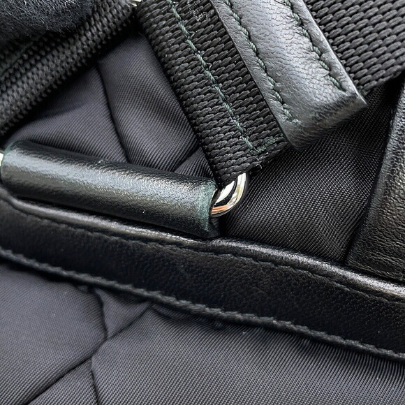 Prada Quilted Backpack Rucksack Daypack Bag Black main image 4